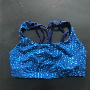 Luluelemon Blue Sports Bra-M